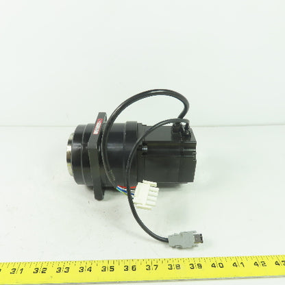 Yaskawa SGMPH-04AAAGB01 AC Servo Gear Motor 200V 400W 2.6A W/ CP-25A-11-F002B-SP