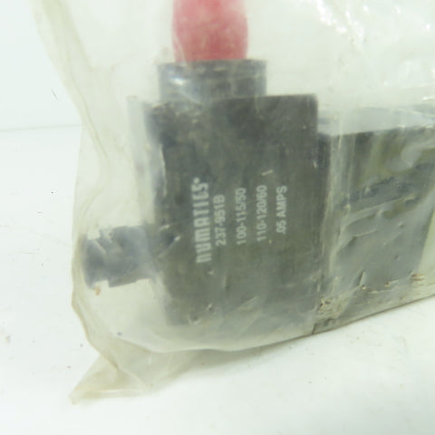 Numatics 92181-AC Pneumatic Solenoid Valve 120PSI 115V Coil