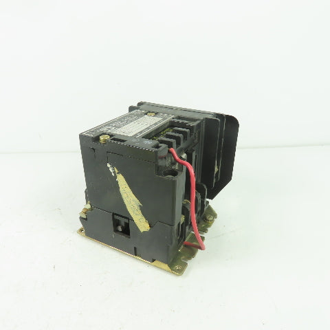 Square D 8502 S30-2 Size 0 Contactor 600VAC 5HP 120V Coil