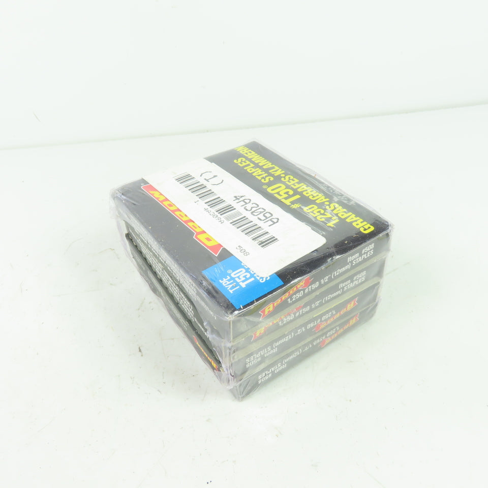 Arrow 4A309A #T50 1/2" (12mm) 1,250 Staples Lot Of 4