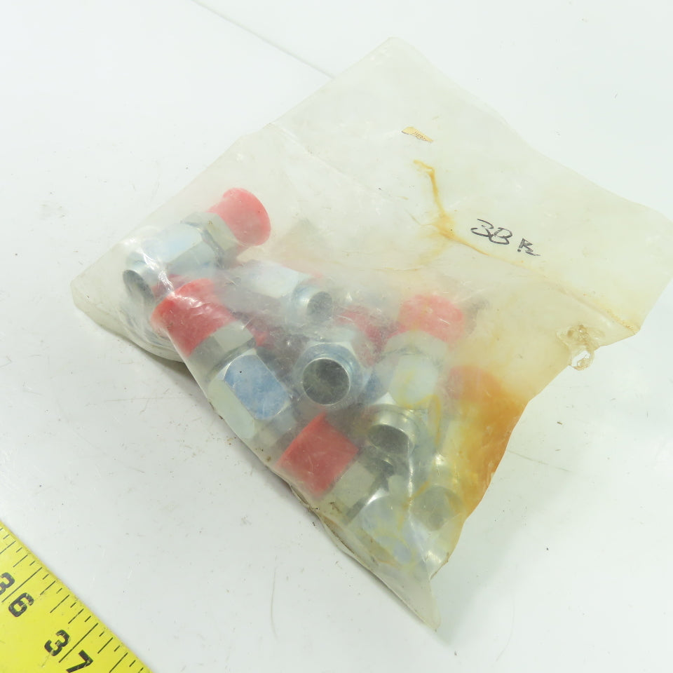 Motion Industries EBTX-S Straight Hydraulic Fittings Lot Of 10