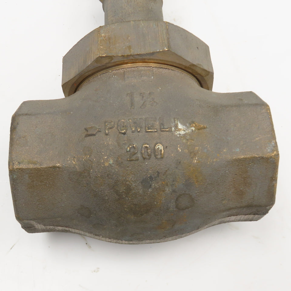 Powell Fig 110 1-1/4" Bronze Globe Valve #200