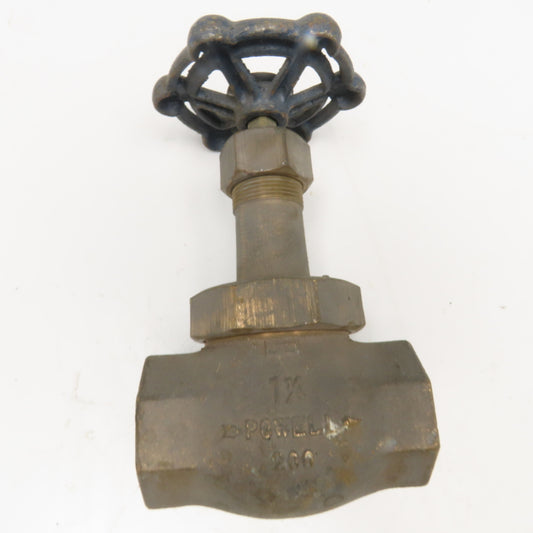 Powell Fig 110 1-1/4" Bronze Globe Valve #200