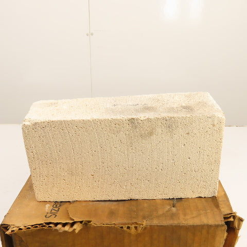 Morgan K-23 No. 2 Wedge Insulating Fire Brick 9" x 4.5" x 2.5" Box Of 10