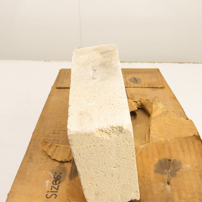 Morgan K-23 No. 2 Wedge Insulating Fire Brick 9" x 4.5" x 2.5" Box Of 10
