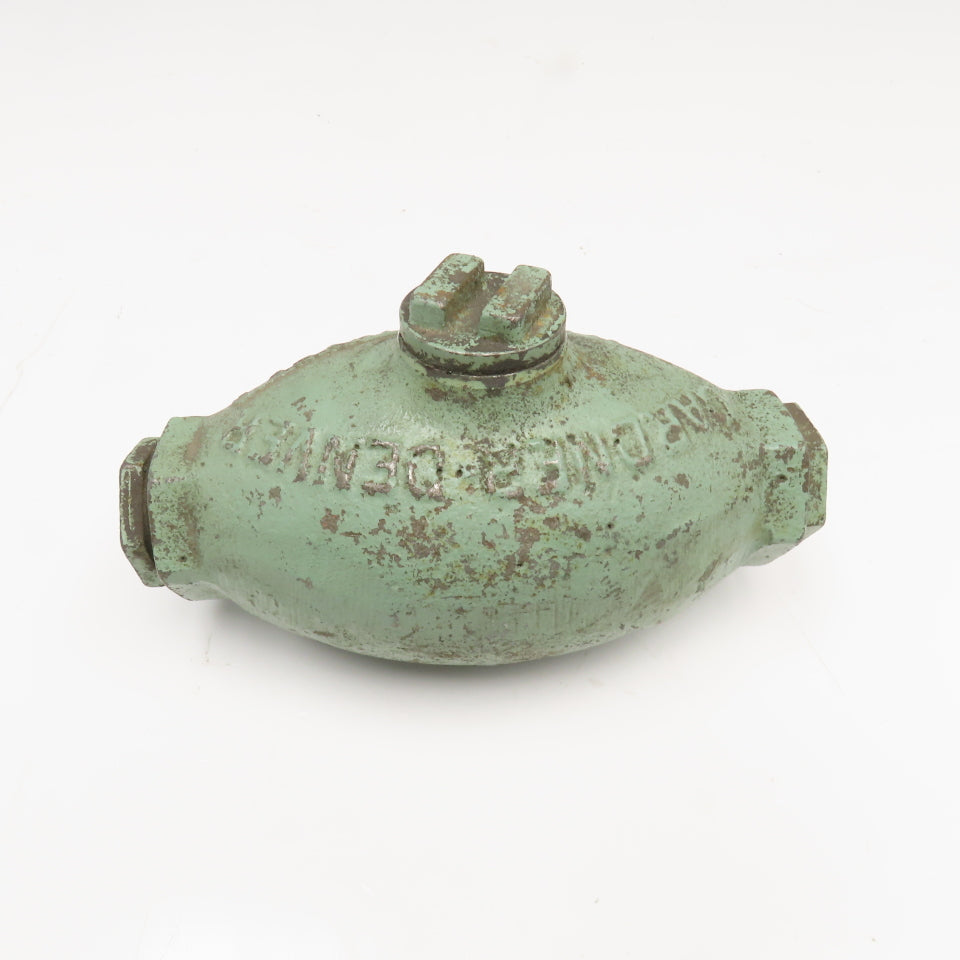 Gardner Denver Model L07 Inline Cast Iron Line Lubricator 1" x 3/4" Ports 250PSI