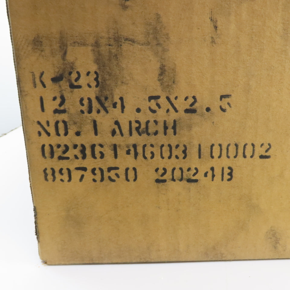Morgan K-23 No. 1 Arch Insulating Fire Brick 9" x 4.5" x 2.5" Box Of 12