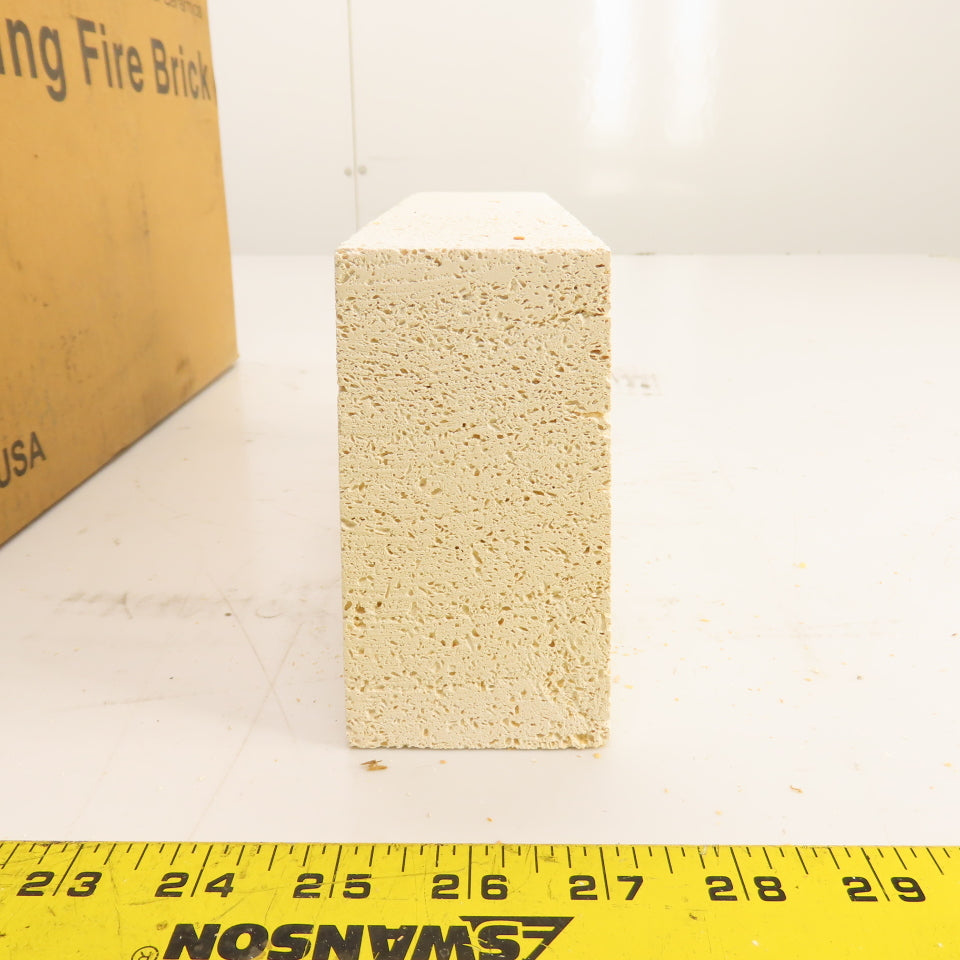Morgan K-23 No. 1 Arch Insulating Fire Brick 9" x 4.5" x 2.5" Box Of 12
