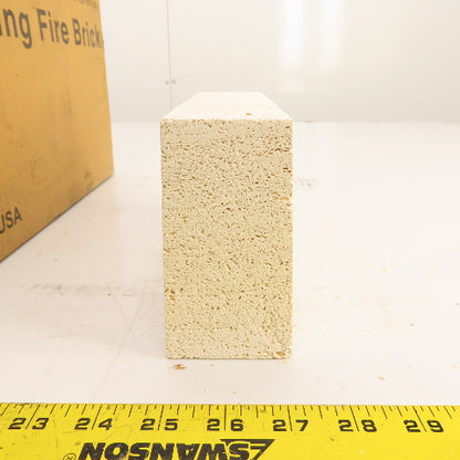 Morgan K-23 No. 1 Arch Insulating Fire Brick 9" x 4.5" x 2.5" Box Of 12