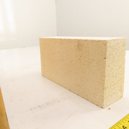 Morgan K-23 No. 1 Arch Insulating Fire Brick 9" x 4.5" x 2.5" Box Of 12