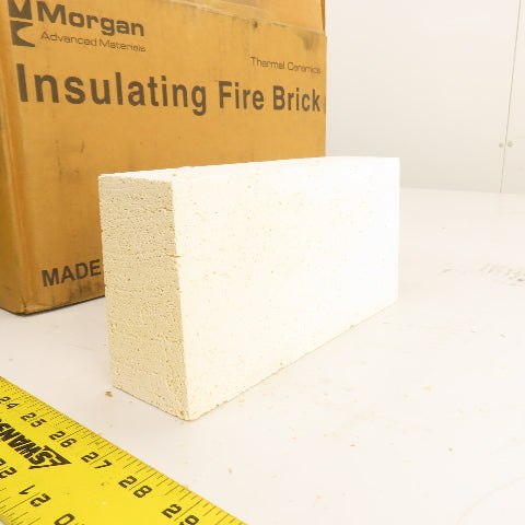 Morgan K-23 No. 1 Arch Insulating Fire Brick 9" x 4.5" x 2.5" Box Of 12