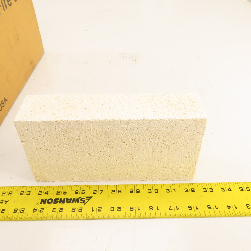 Morgan K-23 No. 1 Arch Insulating Fire Brick 9" x 4.5" x 2.5" Box Of 12