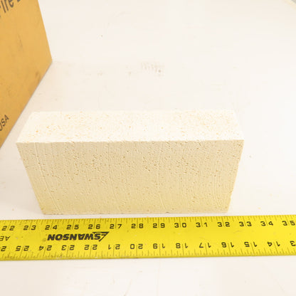 Morgan K-23 No. 1 Arch Insulating Fire Brick 9" x 4.5" x 2.5" Box Of 12