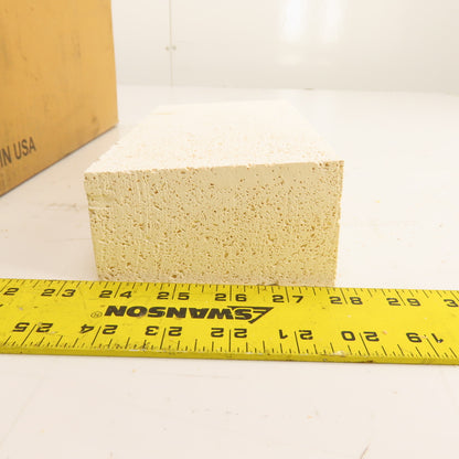 Morgan K-23 No. 1 Arch Insulating Fire Brick 9" x 4.5" x 2.5" Box Of 12