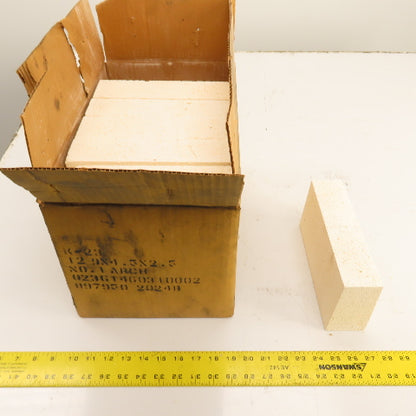 Morgan K-23 No. 1 Arch Insulating Fire Brick 9" x 4.5" x 2.5" Box Of 12