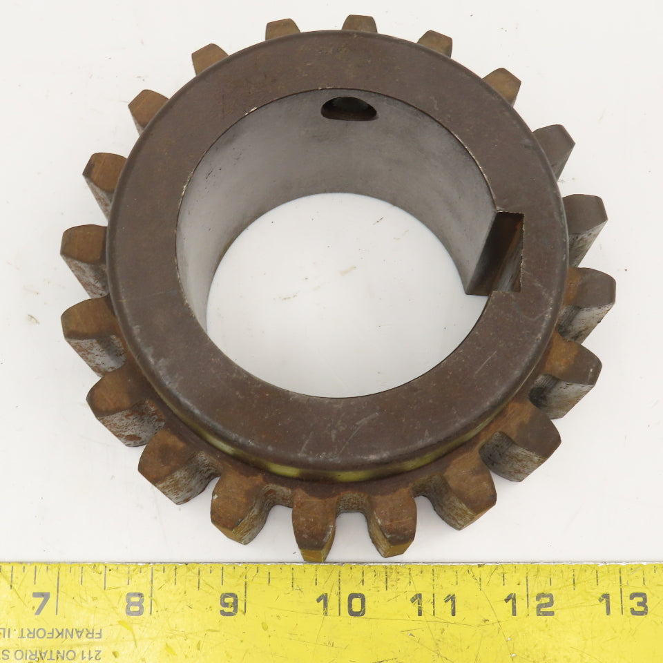 Martin S420 External Tooth Spur Gear 20T 14.5°PA 2" Wide 2-15/16" Bore