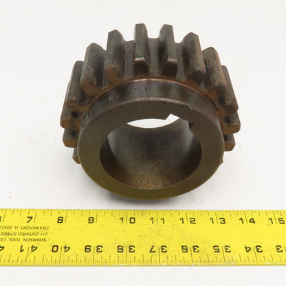 Martin S420 External Tooth Spur Gear 20T 14.5°PA 2" Wide 2-15/16" Bore