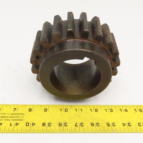 Martin S420 External Tooth Spur Gear 20T 14.5°PA 2" Wide 2-15/16" Bore