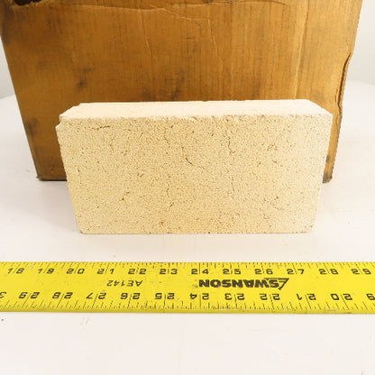 BNZ PA23 Insulating Fire Brick 9" x 4.5" x 2.5" Box Of 6
