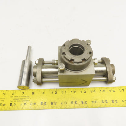 12mm Piston Diam. Bran + Luebbe Style Stainless Steel Pump Head