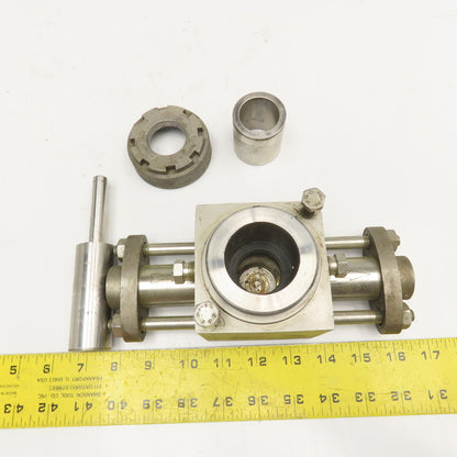 12mm Piston Diam. Bran + Luebbe Style Stainless Steel Pump Head