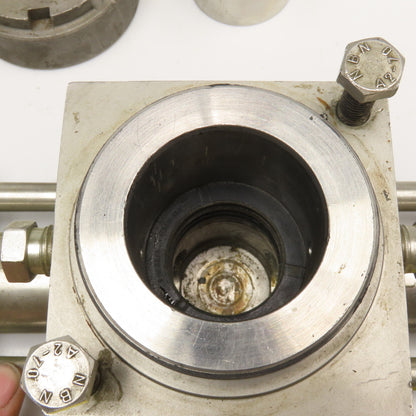 12mm Piston Diam. Bran + Luebbe Style Stainless Steel Pump Head