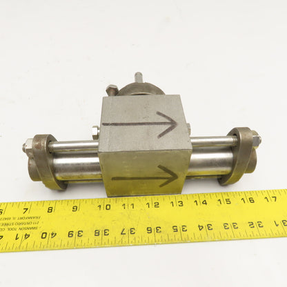 12mm Piston Diam. Bran + Luebbe Style Stainless Steel Pump Head