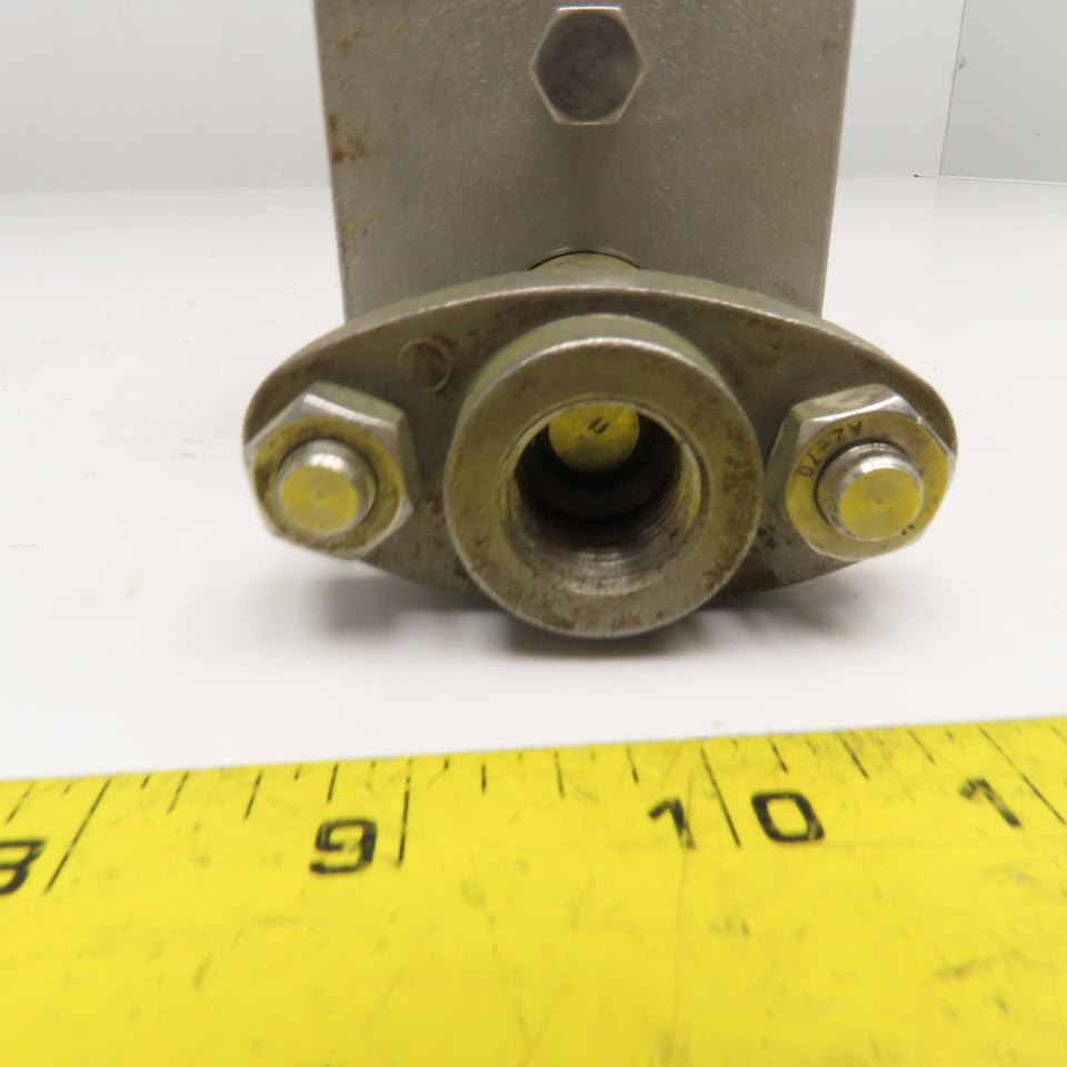 12mm Piston Diam. Bran + Luebbe Style Stainless Steel Pump Head