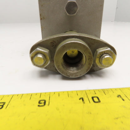 12mm Piston Diam. Bran + Luebbe Style Stainless Steel Pump Head