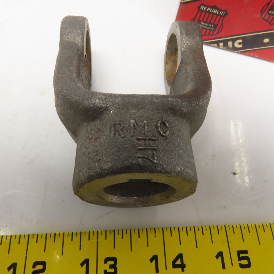 Republic HY-362-6 RMC H7 Yoke 7/8" Keyed Bore 15/16" OD Caps