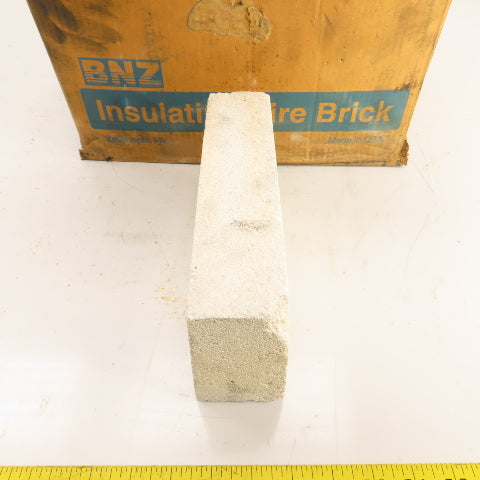 BNZ No.1 Arch Insulating Fire Brick 2600° 9" x 4.5" x 2.5" Box Of 8
