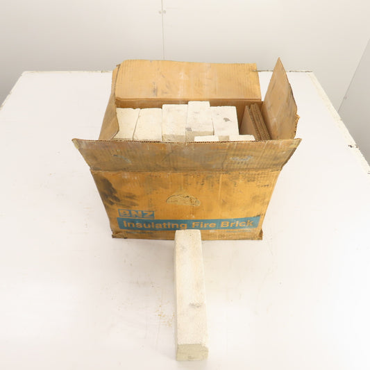 BNZ No.1 Arch Insulating Fire Brick 2600° 9" x 4.5" x 2.5" Box Of 8