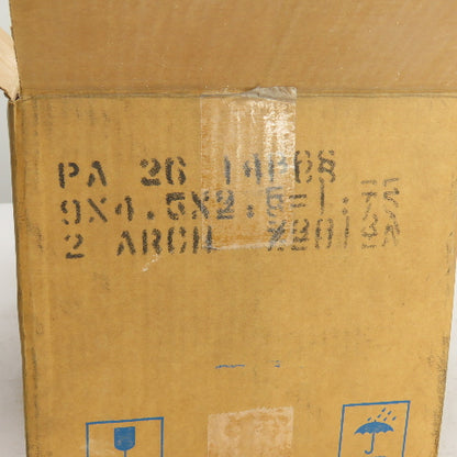 BNZ PA26 No.2 Arch Insulating Fire Brick 2600° 9" x 4.5" x 2.5" Box Of 14