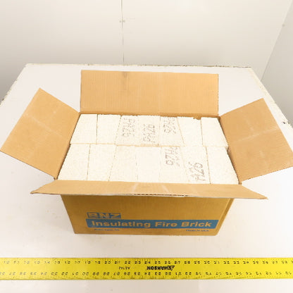 BNZ PA26 No.2 Arch Insulating Fire Brick 2600° 9" x 4.5" x 2.5" Box Of 14