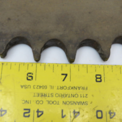 23" OD 70 Tooth 1" Pitch No. 80 Single Strand Roller Chain Sprocket 2-3/4" Bore