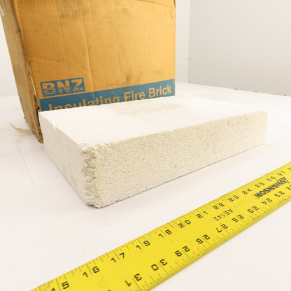 BNZ PA-26 No.2 Wedge Insulating Fire Brick 2600° 13.5" x 9" x 3-2.5" Box Of 4