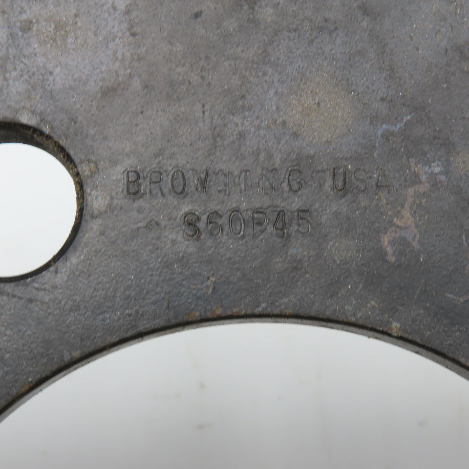 Browning S60P45 No 60 Roller Chain Shear Pin Hub Sprocket 45T 11.18"