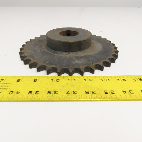 No 50 Single Stand Roller Chain Sprocket 5/8" Pitch 8.75" 35T 1-11/16" Bore