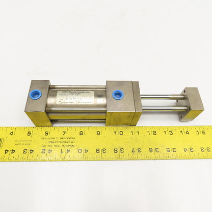 TRD Mfg. 1-1/2" Bore 2" Stroke 3 Rod Stainless Steel Actuator Air Cylinder