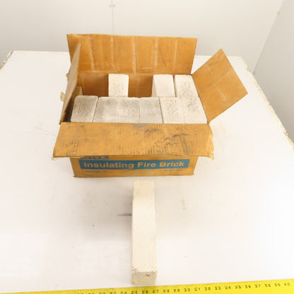 BNZ PA-26 Arch No. 2.5 Insulating Fire Brick 2600° 9" x 4.5" x 2.5-2.125" Lot/10