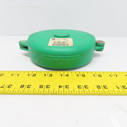 Brady 65596 Hinged Gate Valve Lockout Green for 2-1/2- 5" Valve Handle Diameters