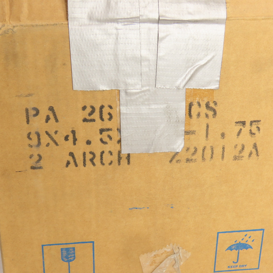 BNZ PA-26 Arch No. 2 Insulating Fire Brick 2600° 9" x 4.5" x 2.5-.75" Lot/12