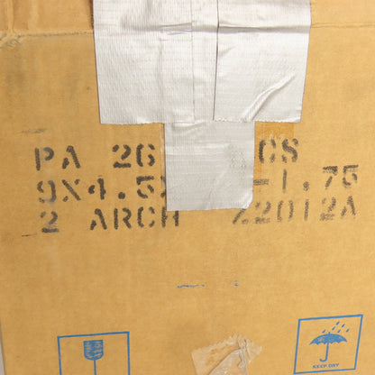 BNZ PA-26 Arch No. 2 Insulating Fire Brick 2600° 9" x 4.5" x 2.5-.75" Lot/12