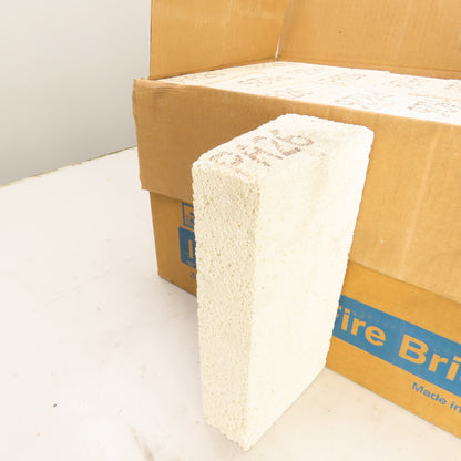 BNZ PA-26 Arch No. 2 Insulating Fire Brick 2600° 9" x 4.5" x 2.5-.75" Lot/12