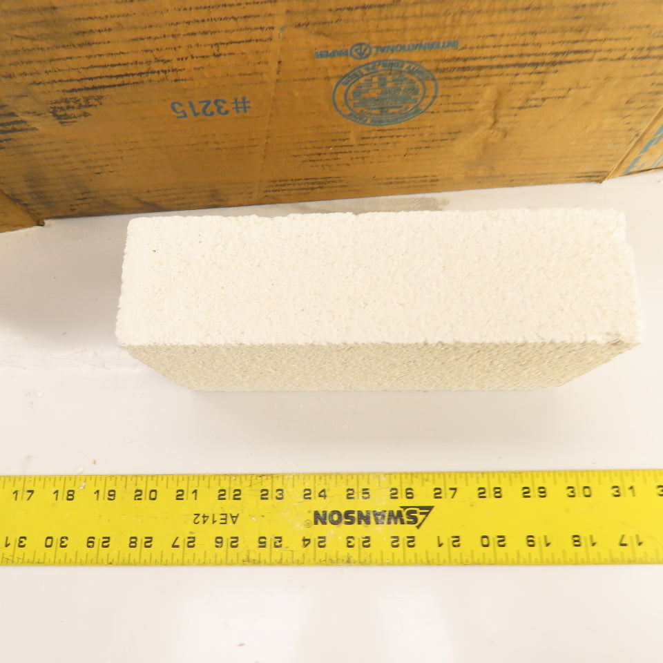 BNZ PA-23 Insulating Fire Brick 2300° 9" x 4.5" x 2.5" x Box Of 11