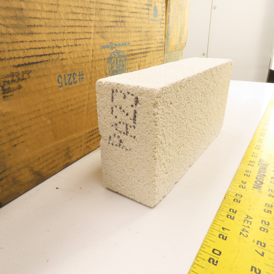 BNZ PA-23 Insulating Fire Brick 2300° 9" x 4.5" x 2.5" x Box Of 11