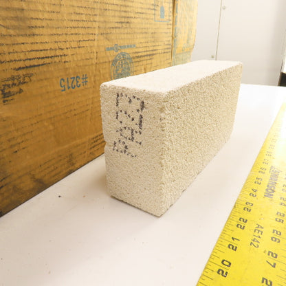 BNZ PA-23 Insulating Fire Brick 2300° 9" x 4.5" x 2.5" x Box Of 11