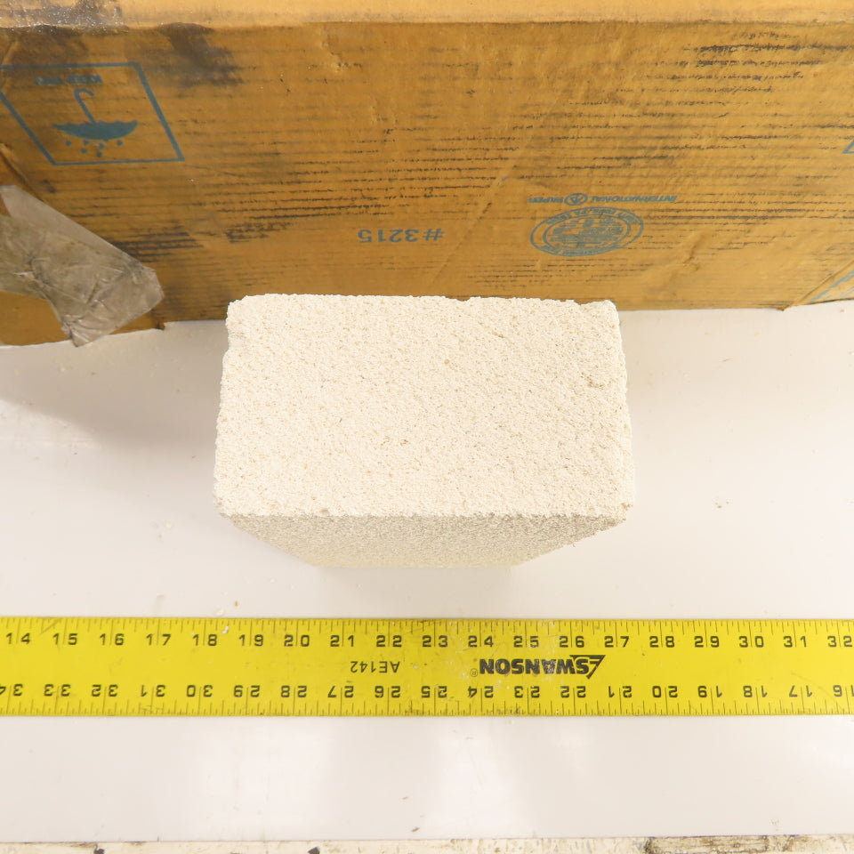 BNZ PA-23 Insulating Fire Brick 2300° 9" x 4.5" x 2.5" x Box Of 11