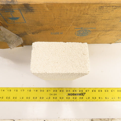 BNZ PA-23 Insulating Fire Brick 2300° 9" x 4.5" x 2.5" x Box Of 11