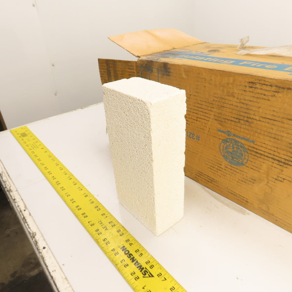 BNZ PA-23 Insulating Fire Brick 2300° 9" x 4.5" x 2.5" x Box Of 11